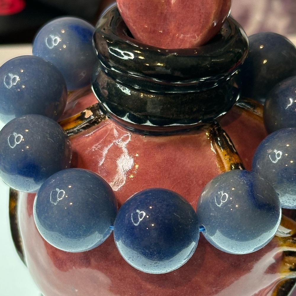 Blue Aventurine Bracelet 20mm Size 6.5 - Picture 4 of 9